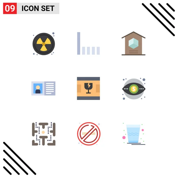 Stock Vector Icon Pack Line Signs Symbols Delivery Information Logistic — Stock Vector