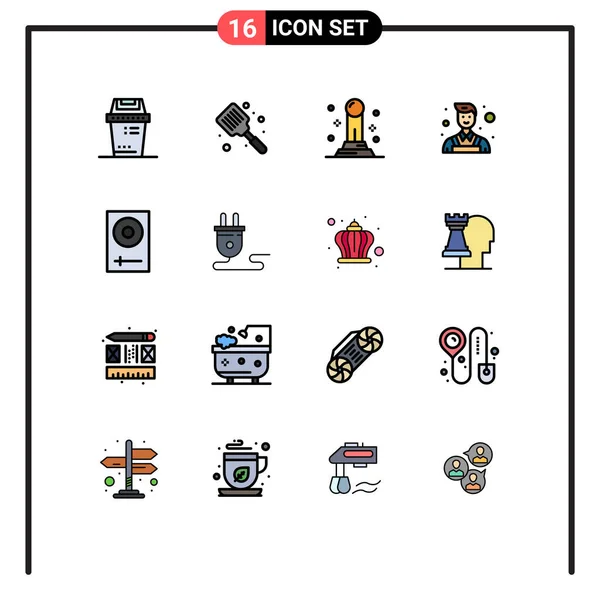 Creative Icons コンソール 装飾家の現代的な記号と記号編集可能なクリエイティブベクトルデザイン要素 — ストックベクタ