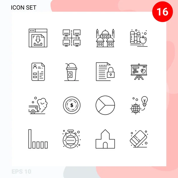 모스크 기하학 Editable Vector Design Elements 과같은 기호들의 — 스톡 벡터