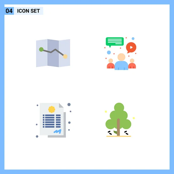 Pack Modern Flat Icons Sinais Símbolos Para Web Print Media —  Vetores de Stock