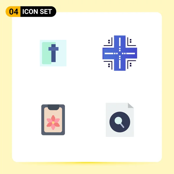 Πακέτο Modern Flat Icons Σημάδια Και Σύμβολα Για Web Print — Διανυσματικό Αρχείο