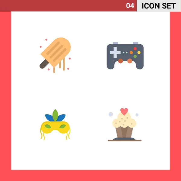 User Interface Flat Icon Pack Modern Signs Sysymbols Beach Costume — Archivo Imágenes Vectoriales