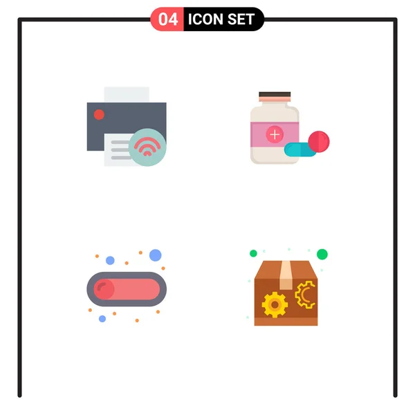 User Interface Pack Basic Flat Icons Computers Tablet Hardware Χάπι — Διανυσματικό Αρχείο