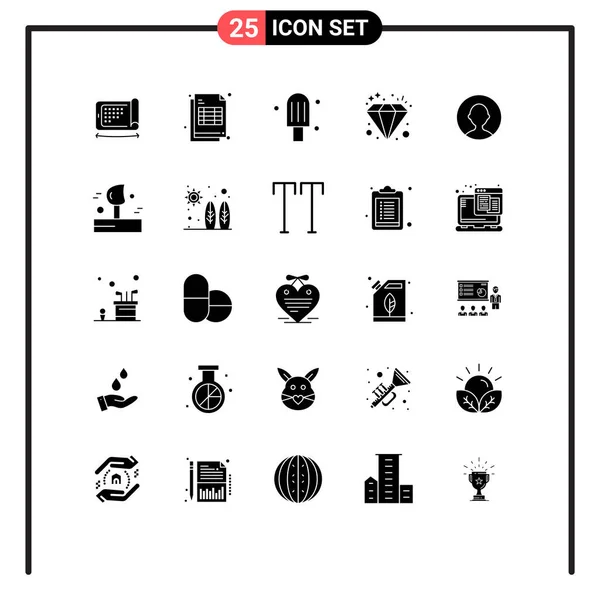 Creative Icons Modern Signs Sysymbols Profile Avatar Cream Wealth Investment — Archivo Imágenes Vectoriales