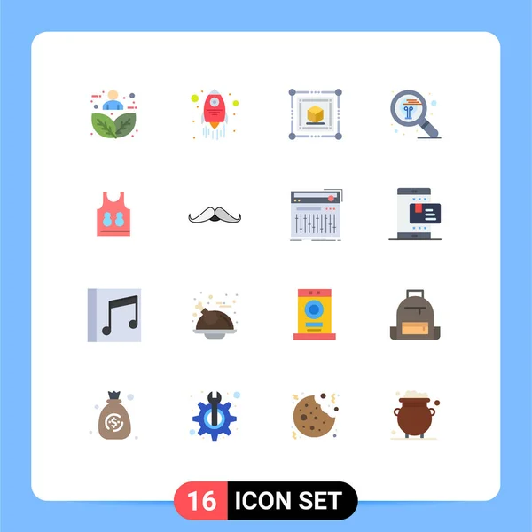 Creative Icons Modern Signs Symbols Shrit Thinking Box Search Find — Διανυσματικό Αρχείο