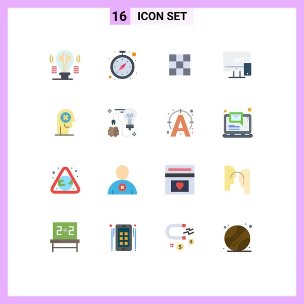 Set Modern Icons Sysymbols Signs Mobile Device Watch Monitor Sets — Archivo Imágenes Vectoriales