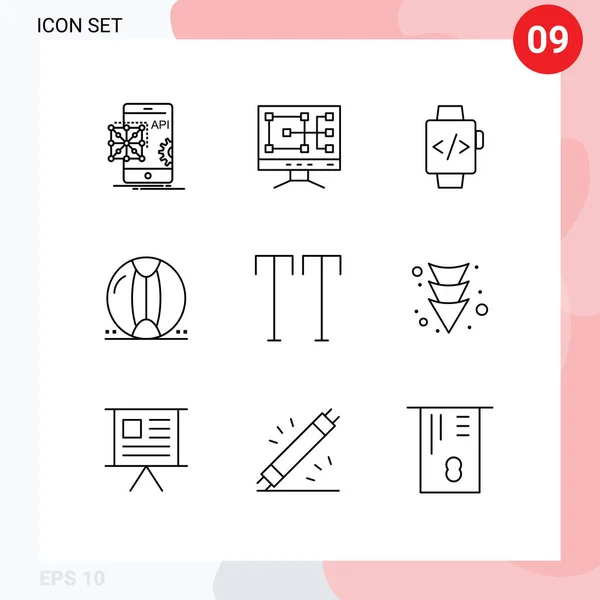 유니버설 Editable Vector Design Elements — 스톡 벡터