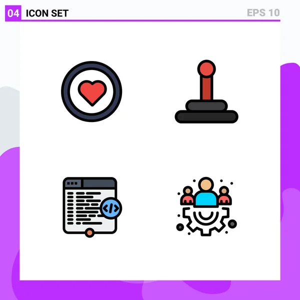 사용자 인터페이스 인터페이스 사용자 Editable Vector Design Elements — 스톡 벡터