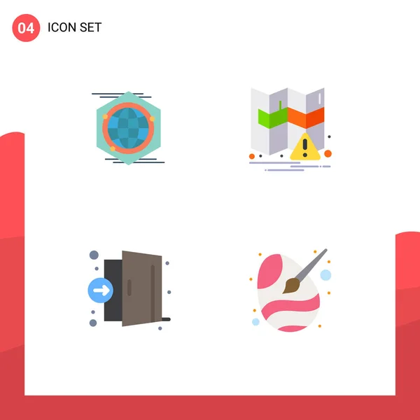 글로벌 아이디어 의학적 Editable Vector Design Elements 미디어를 아이콘 부호와 — 스톡 벡터