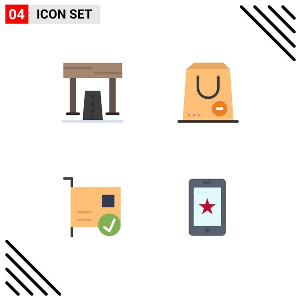 Stock Vector Icon Pack Líneas Símbolos Para Actividades Compra Juego — Vector de stock