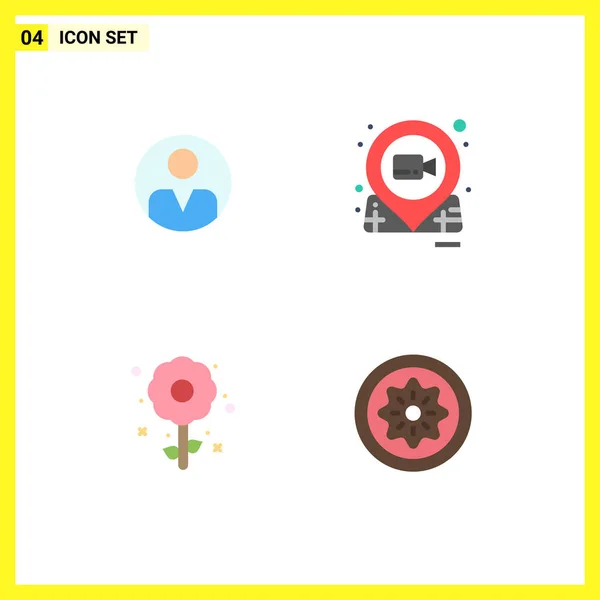 Flat Icon Concept Pour Les Sites Web Mobile Applications Personnel — Image vectorielle