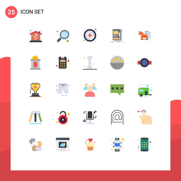 Set Modern Icons Sysymbols Signs Advantage Development Add Layout Framing — Archivo Imágenes Vectoriales