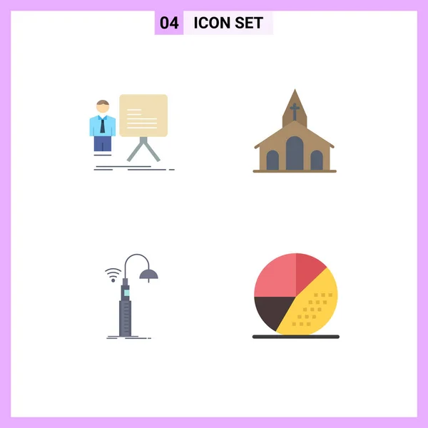 User Interface Flat Icon Pack Modern Signs Symbols Presentation Easter — Stockový vektor