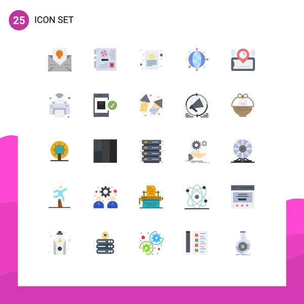 Thematic Vector Flat Colors Editable Symbols Modern Connections Mother Business — Stockový vektor