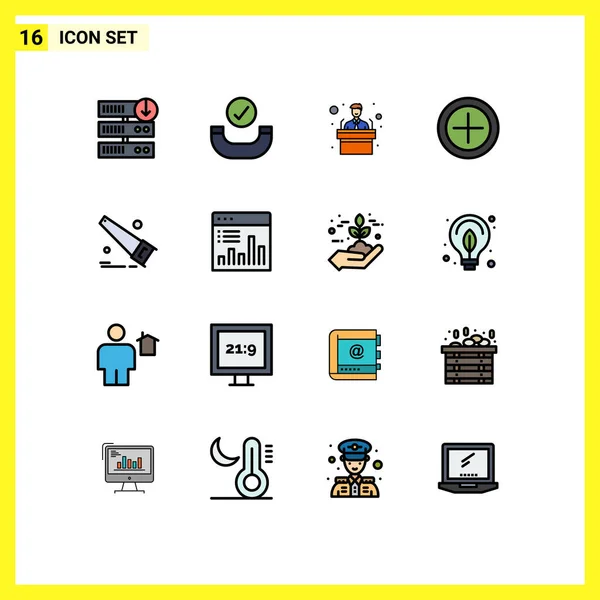 Creative Icons 現代の記号と分析 ツール プレゼンテーション 支払いのシンボル編集可能なクリエイティブベクトルデザイン要素 — ストックベクタ