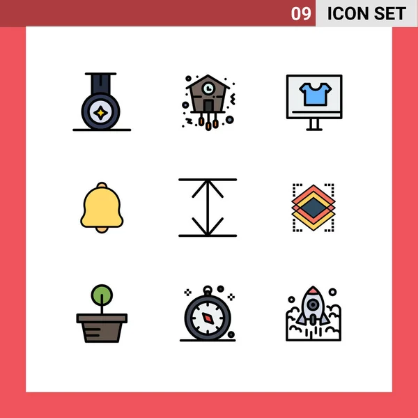 Creative Icons Современные Знаки Символы Расширения Звука Браузера Уведомлений Оповещений — стоковый вектор