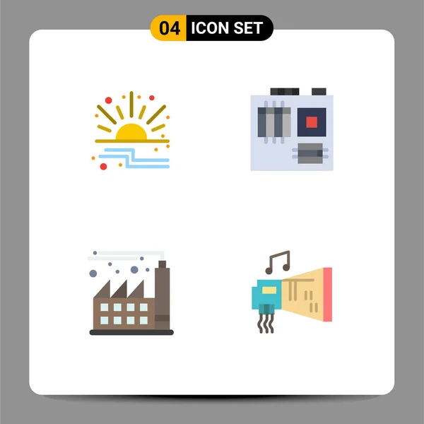 Benutzeroberfläche Pack Mit Einfachen Flachen Icons Von Discount Economy Verkauf — Stockvektor