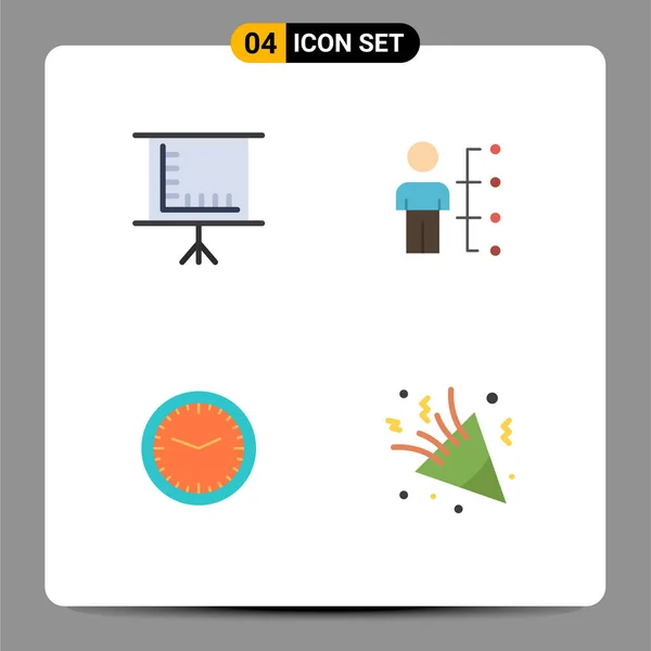 Beholdning Icon Pakning Med Linjesignal Symboler Tavle Klokke Ferdigheter Menneskelige – stockvektor