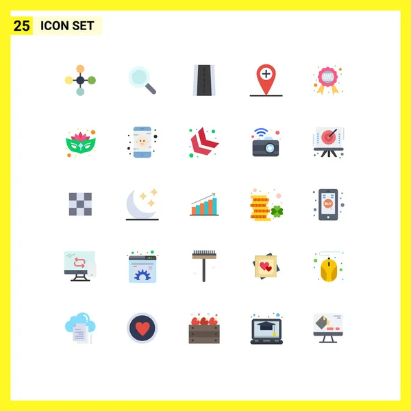 Creative Icons Modern Signs Symbols Quality Badge Car Award Editable — Stock Vector