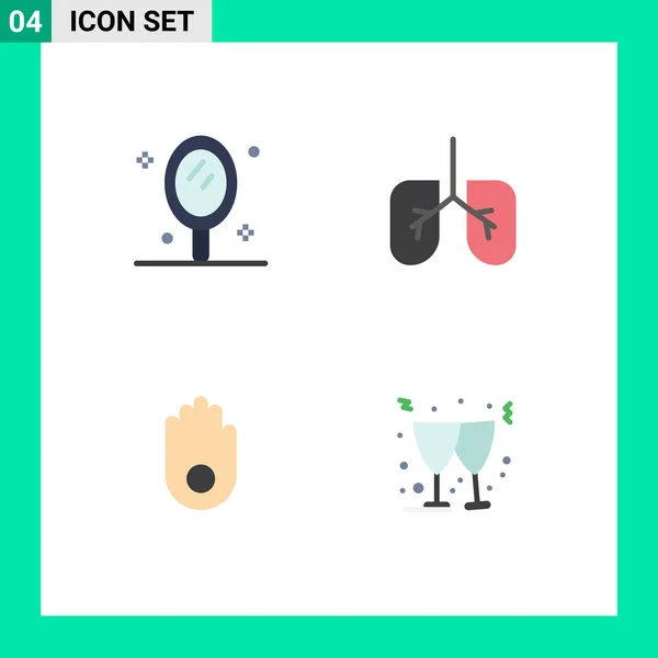 Universal Icon Symbolen Groep Van Modern Flat Iconen Van Schoonheid — Stockvector