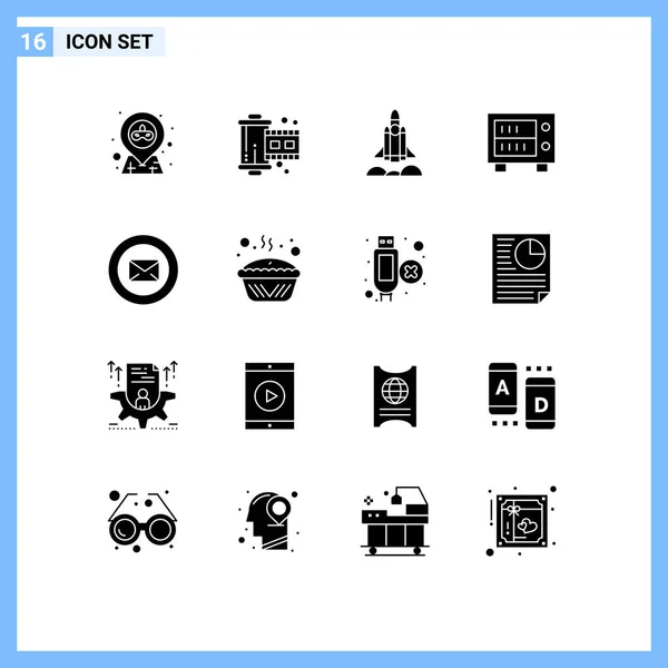 Ensemble Symboles Modernes Icônes Interface Utilisateur Signes Pour Soutien Chat — Image vectorielle