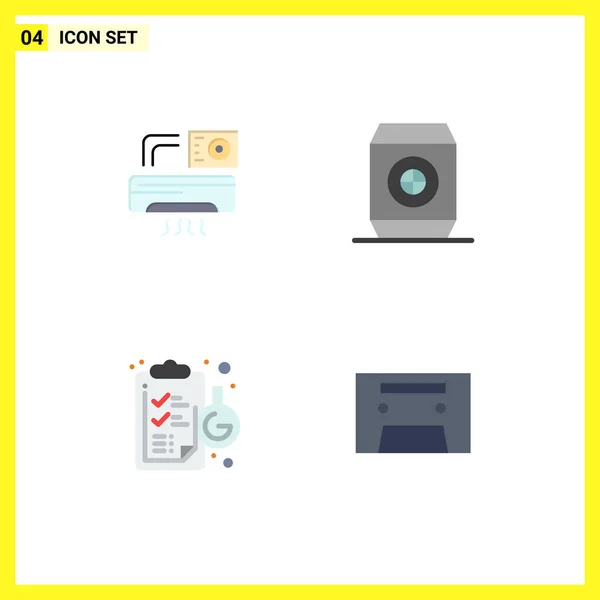 Flat Icon Concept Websites Mobile Apps Air Flask Room Soft — Stock Vector