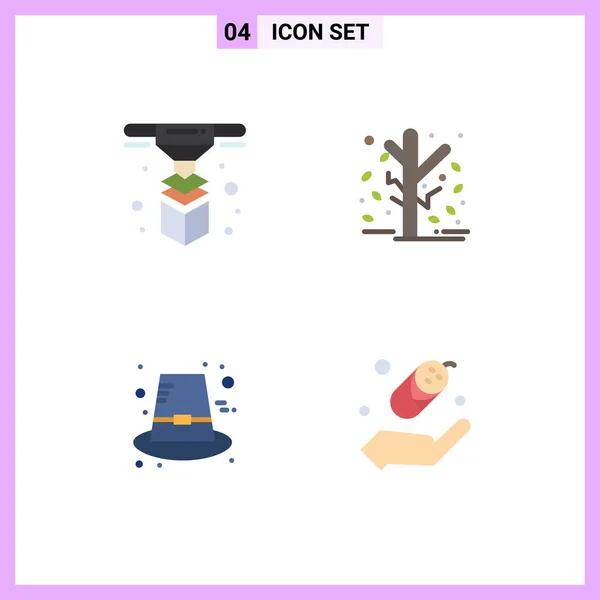 Creative Icons Modern Signs Sysymbols Modeling Autumn Layer Garden Holiday — Archivo Imágenes Vectoriales