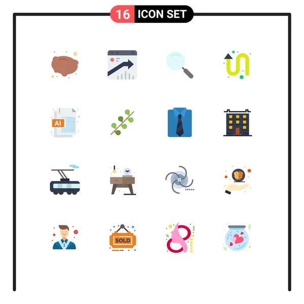 Creative Icons Modern Signs Symbols Dokumentum Típusa Balra Általános Fel — Stock Vector