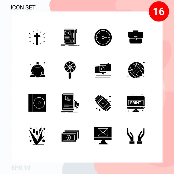 Set Von Modernen Symbolen Symbole Zeichen Für Web Koffer Entwicklung — Stockvektor