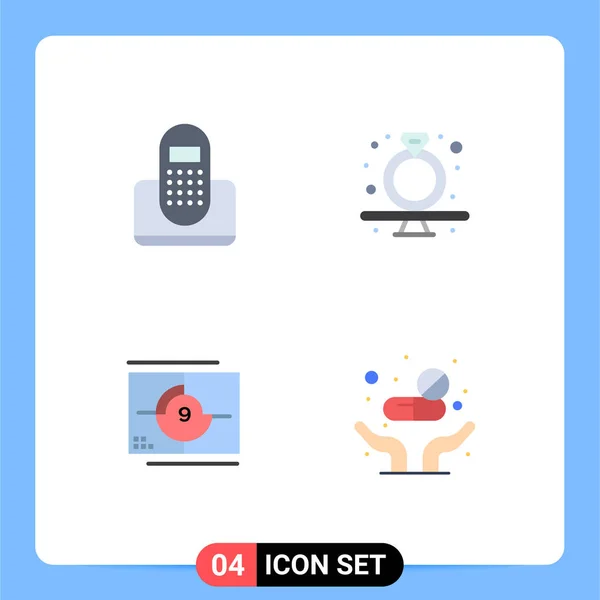 Universal Icon Symbols Group Modern Flat Icons Call Gavel Device — Stockový vektor