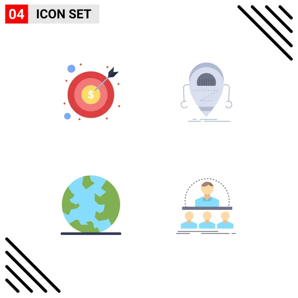 Universal Flat Icons Set Web Mobile Applications Banking Technology Finance — Vettoriale Stock