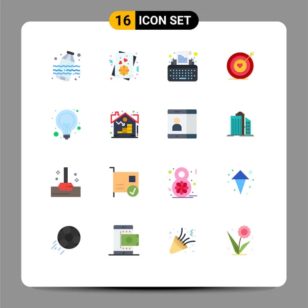 Vector Icon Pack Line Signs Symbols Seo Idea Tyk Bulb — 스톡 벡터