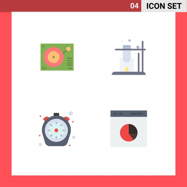 Pack Modern Flat Icons Tekens Symbolen Voor Web Print Media — Stockvector