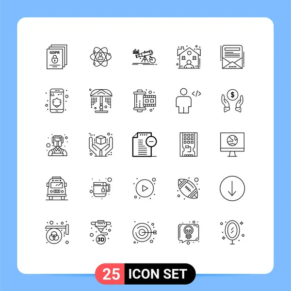 Universal Icon Symbol Group Modern Lines Broker Market Person Prognose – stockvektor