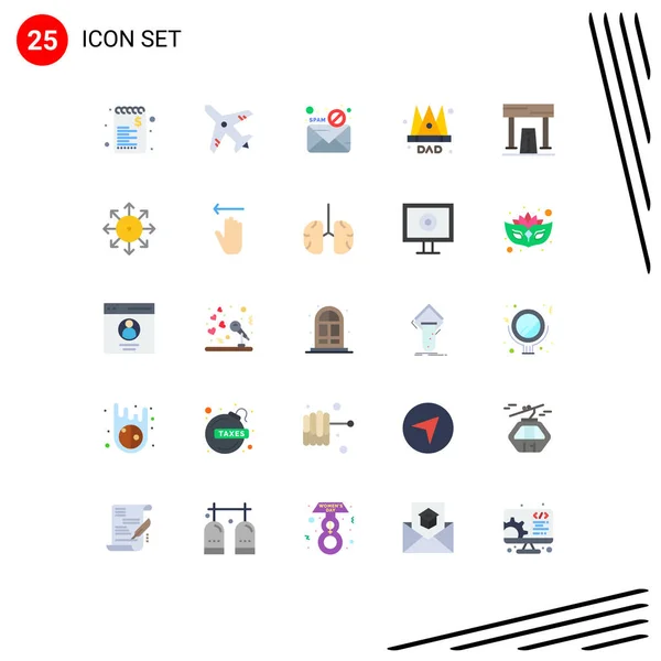 Stock Vector Icon Pack Znaki Symbole Linii Dla Lekkoatletyki Król — Wektor stockowy