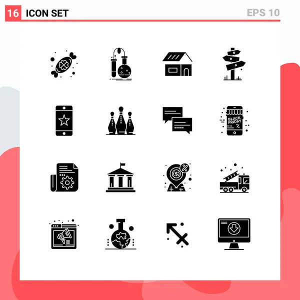 Conjunto Icones Modernos Símbolos Sinais Para Etiqueta Camping Ciência Placa — Vetor de Stock