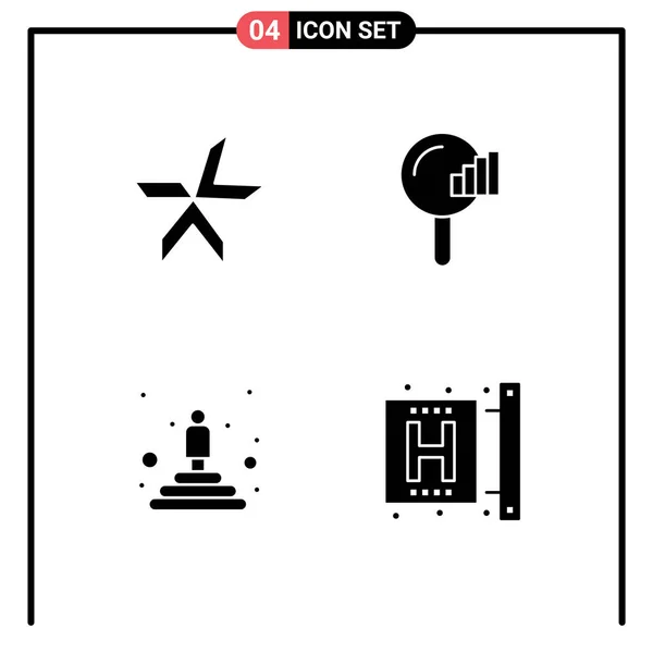 Conjunto Icones Modernos Símbolos Sinais Para Lykke Pódio Cripto Moeda — Vetor de Stock