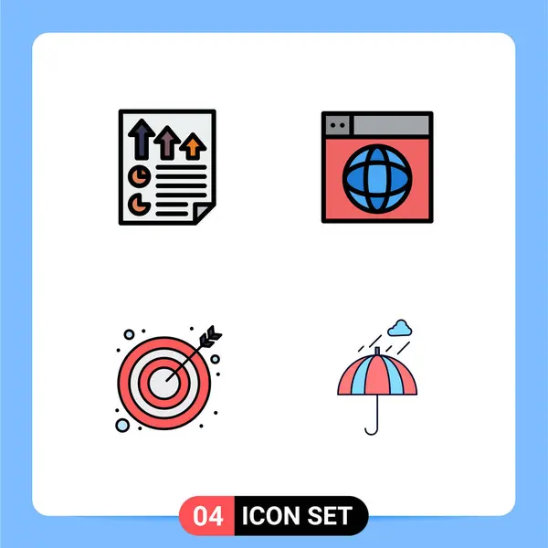 Creatieve Iconen Moderne Tekens Symbolen Van Pijlen Wereld Pagina Ontwerp — Stockvector