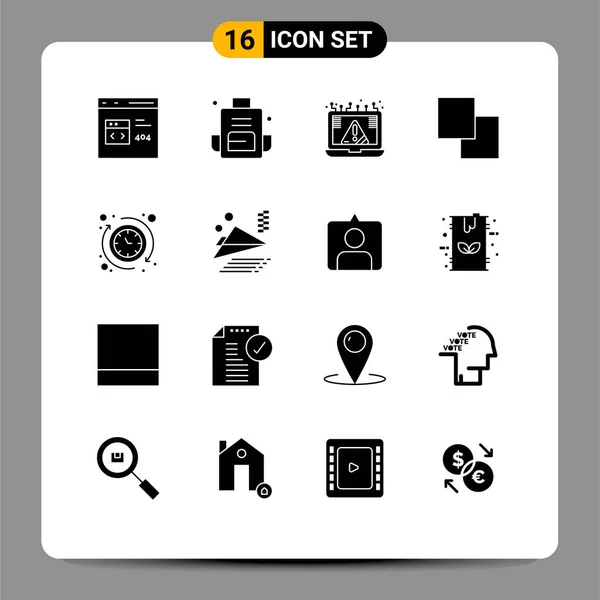 Stock Vector Icon Confezione Segni Simboli Linea Swap Copia Outdoor — Vettoriale Stock