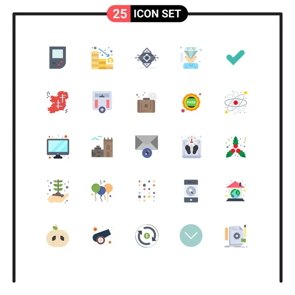 Creative Icons Modern Jelek Szimbólumok Tagság Sáv Gyémánt Üzleti Szerkeszthető — Stock Vector