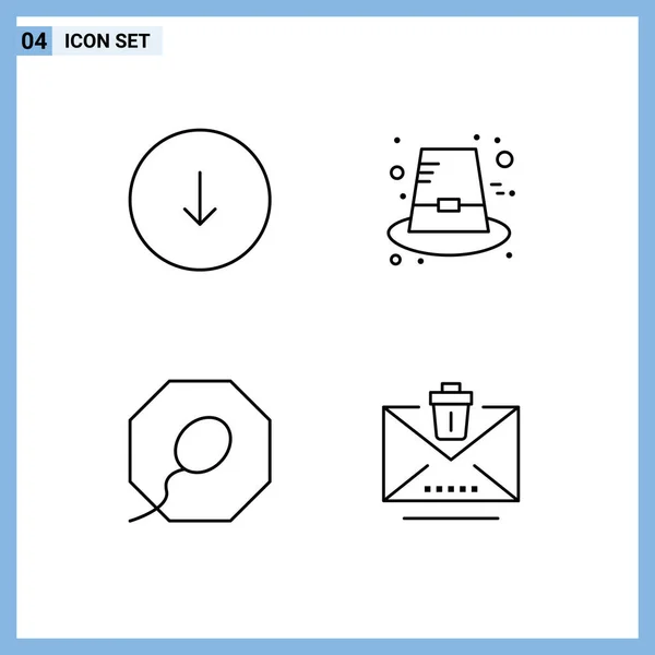 Creative Icons Σύγχρονα Σημάδια Και Σύμβολα Του Βέλους Σπέρμα Λήψεις — Διανυσματικό Αρχείο
