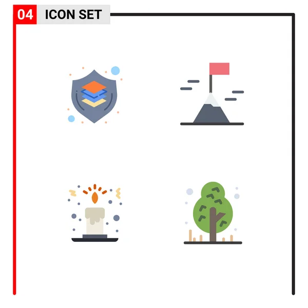 Pack Iconos Volátiles Modernos Símbolos Para Medios Impresión Web Tales — Vector de stock