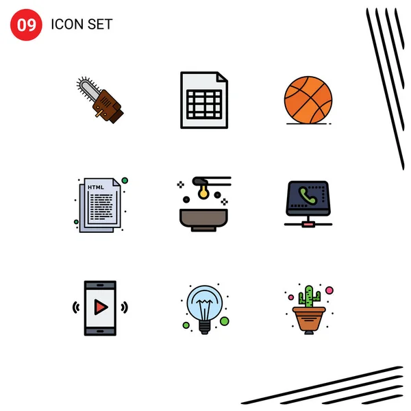 Creative Icons Modern Signs Sysymbols Honey Web Sports Web Design — Vector de stock