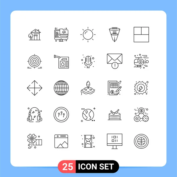 Set Vector Lines Grid Rács Szűrés Ünnep Szűrés Adatok Szerkeszthető — Stock Vector