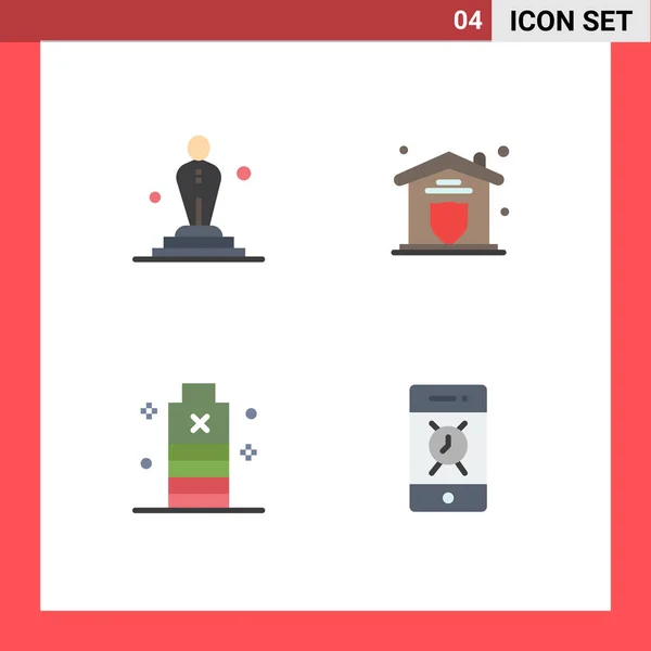 Universal Icon Symbols Group Modern Flat Ikonok Mozi Energia Oscar — Stock Vector