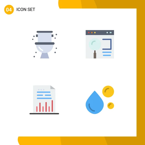 Universal Icon Symbols Group Modern Flat Icons Mechanical Analytics System — Vetor de Stock