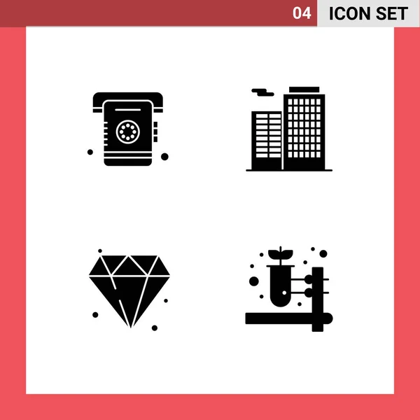 결혼식 테스트 Editable Vector Design Elements 창조적 Glyphs — 스톡 벡터