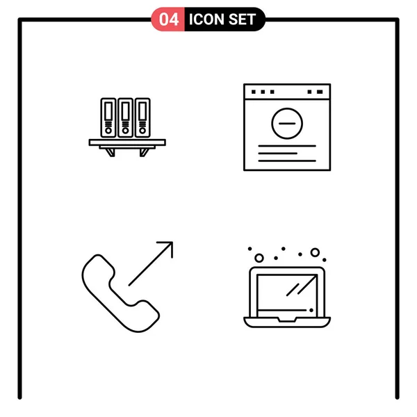 Universal Icon Symbols Group Modern Filledline Flat Colors Files Website — 스톡 벡터