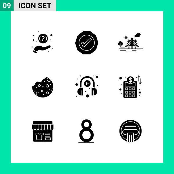 Vector Stock Icon Pack Líneas Signos Símbolos Para Aprendizaje Electrónico — Archivo Imágenes Vectoriales