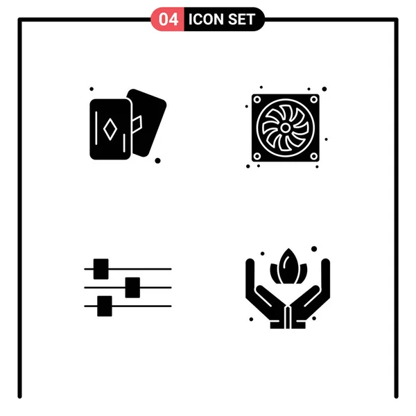 Universal Icon Symbols Gruppe Von Modernen Solid Glyphen Von Hobbys — Stockvektor